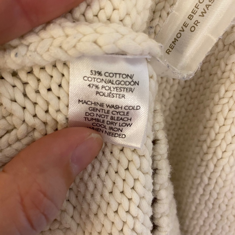LOFT Cream Sweater - Picture 5 of 5